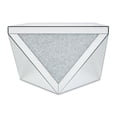 thumbnail image 6 of Maklaine Mirrored Glass-encased Crystal Cocktail Table, 6 of 9