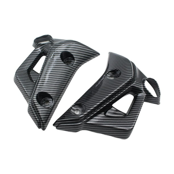 Paneles laterales del marco de cubierta del radiador Reemplace piezas de reparación de accesorios elegantes piezas de carenado de motocicletas para Fibra de carbono