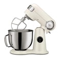 thumbnail image 1 of Cuisinart SMD-50CRM Precision Pro 5.5-Quart Digital Stand Mixer with 12-Speeds, 3 Preprogrammed Food Prep Settings, Mixing Bowl, Chef's Whisk, Flat Mixing Paddle, Dough Hook, and Splash Guard, Cream, 1 of 4