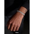 thumbnail image 3 of PROSTEEL Stainless Steel Miami Cuban Link Chain for Mens Bracelet Jewelry Gift for Husband 9mm 8.26inch, 3 of 8