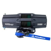 MotoAlliance VIPER V2 ATV/UTV Winch 3500lb - 40 feet GREEN Rope, Wireless Remote