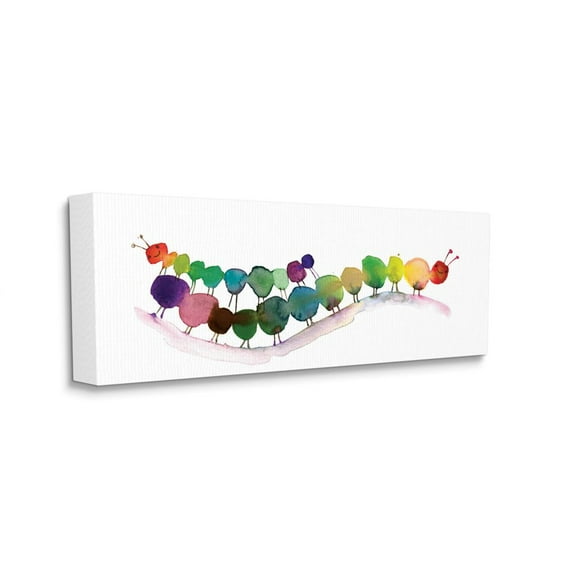 Stupell Home Decor Rainbow Canvas Art Print, 10" x 1.5"