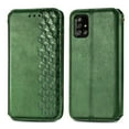thumbnail image 3 of Étui pour Samsung Galaxy A71 5G à Rabat Portefeuille à Rabat Magnétique Protecteur - Vert, 3 of 5