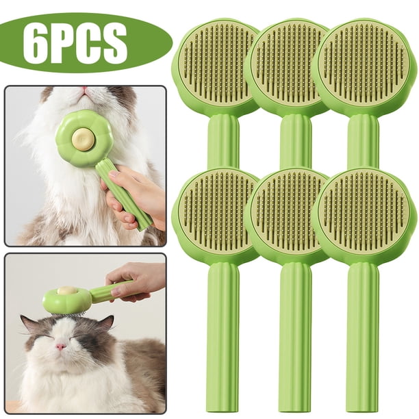Herramienta Aseo para Gatos Y Cepillo Multifuncional () Verde