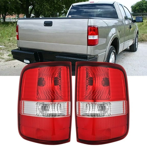 Nilight Taillight Assembly Compatible with 2004 2005 2006 2007 2008 Ford F150 Rear Lamp Replacement OE Style Driver Side and Passenger Side