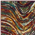 thumbnail image 5 of SAFAVIEH Aruba Ida Geometric Waves Area Rug, Multi, 6'7" x 6'7" Square, 5 of 6