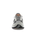 thumbnail image 3 of New Balance Men's 991v2 MiUK Pelican Grey Orange Running Shoes, from StockX, 3 of 5