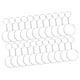 thumbnail image 2 of GOOHOCHY Juego de 24 discos circulares transparentes de acrílico para llaveros, llaveros redondos de acrílico transparente para manualidades (transparentes), 2 of 8