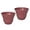 Burgundy, variant on Bernini FirmaStone 15" Self-Watering Planters, Set of 2 – Durable Indoor/Outdoor Pots with Drainage Plug & Built-in Reservoir – Lightweight Garden Planters for Patio, Porch, Balcony (Burgundy)