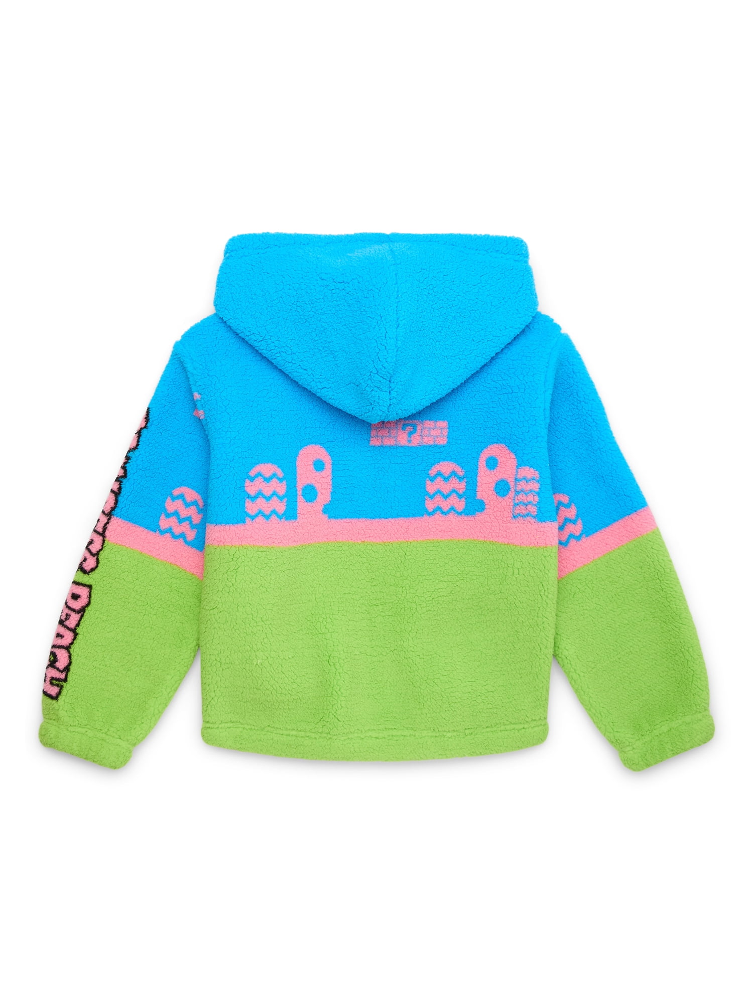 Super Mario Girls Princess Peach Plush Jacket, Sizes 4-12