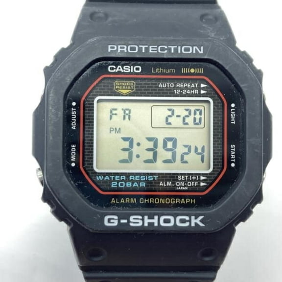 Pre-Owned Casio G-SHOCK Watch DW-5000R-1AJF First Generation Reissue Model