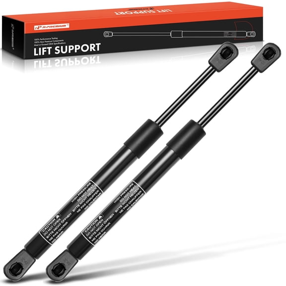 A-Premium 11.5 inch 24lb/106N Universal 11.5" Lift Supports Gas Spring Shock Struts Replacement for Toolbox Cabinets Sliding Window Storage Bed Bench Lids Basement Door 2-PC Set