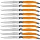 thumbnail image 1 of Juego de Cuchillos Laguiole Alto Templ LaguioleOrange 10 pzas 23 cm Naranja Acero Inoxidable VentDepot, 1 of 4