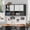 Black+Grey, variant on Tall Metal Storage Cabinet with Adjustable Shelves, 2 Door Lockable Cabinet for Kitchen Pantry, Living Room, Office - Black/Grey, 30.71x28x12.01 inches