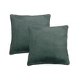 thumbnail image 4 of Home Soft Things Faux Fur Throw Pillow Cover 2 pcs Set - Gunmetal - 20'' x 20'', 4 of 7