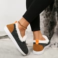 thumbnail image 6 of YLYL Women's Winter Loafer Soft Plush Fur Lined Classic Comfy Non-Slip Indoor Outdoor Walking Snow Boots, 6 of 9