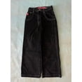 thumbnail image 2 of Ropa de calle JNCO jeans Y2K hip hop patrón de dibujos animados pantalones negros sueltos hombres y mujeres pantalones de pierna ancha, 2 of 5