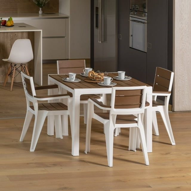 Comedor de Exterior MQ Tipo Madera Caramelo 563-CA