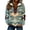 Green [Sweaters for Women Clearance Sales] [WenDA6070130], variant on WEIWEN Quarter Zip Sweatshirt for Women Trendy 2026 Sherpa Western Aztec Fall Outfits Womens Sweaters Dressy Casual Long Sleeve Collared Zip Up Jackets Green, S