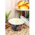 thumbnail image 2 of Ebros Set of 2 Ceramic Blue Cherry Blossoms Portion Meal Bowls 2 Cups W/ Lid, 2 of 7