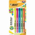 thumbnail image 1 of BIC Brite Liner Highlighters, Chisel Tip, 5-Count Pack of Highlighters Assorted colours, Ideal Highlighter Set for Organizing and Colouring, Pack of 5, 1 of 5