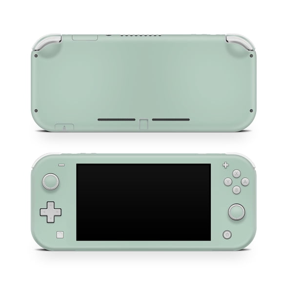 Design Peau de Couleur Unie au Collant Compatible avec Nintendo Switch Lite, Enveloppe Minimaliste pour Nintendo Switch Lite, Couverture en Vinyle Premium 3M, Décalcomanie Complète. (Vert Pastel)