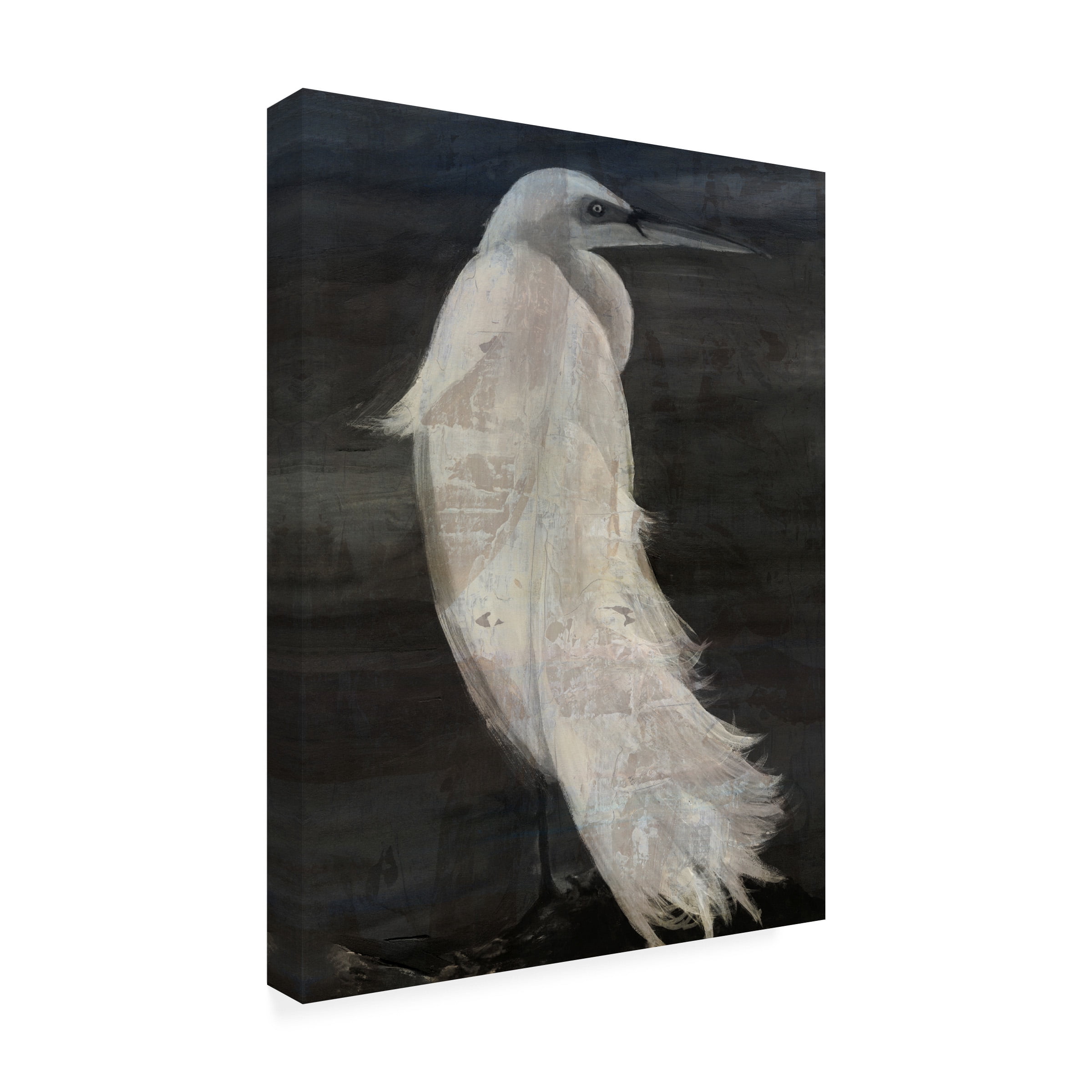 Stellar Design Studio 'Textured Egret II' Canvas Art