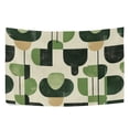 thumbnail image 6 of Yayeee Tapestry Wall Hanging for Bedroom 60" x 40" Living Room Home Wall Art Decor, Green Circle, 6 of 7