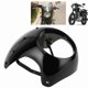 thumbnail image 3 of Parabrisas 7 Pulgadas Faro Carenado Deflector De Viento Parabrisas Universal Para Motocicleta Lente Negra Brillante, 3 of 7