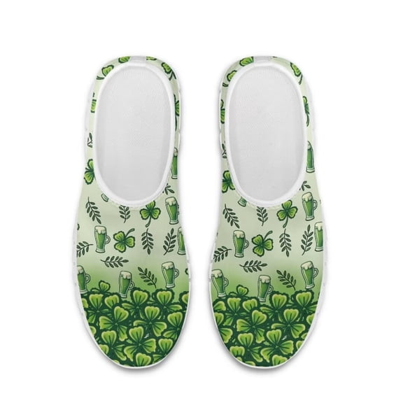 Whosucclay St. Patrick's Day Sneakers for Women, Slip On No Slip Sneakers, Running Shoes Working Shoes Tennies Shoes