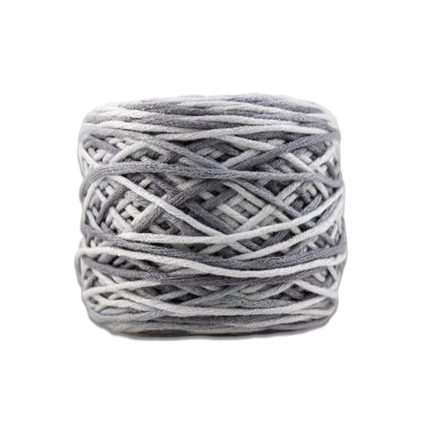 Bola de hilo de tejer hilos suaves de múltiples hilos bufanda cárdigan hilo tejido a mano suministros tejidos, gris claro jaspeado Inevent HA008920-09
