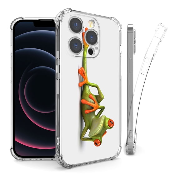 Flex Gel Camera Cover Designed For Apple iPhone 14 Pro 6.1" Case Transparent Clear