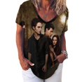 thumbnail image 3 of The Twilight Saga Women's Shirt V-Neck Breathable Short-Sleeve T-Shirt Casual Fashion Tee Soft & Trendy Blouse 4XL, 3 of 8