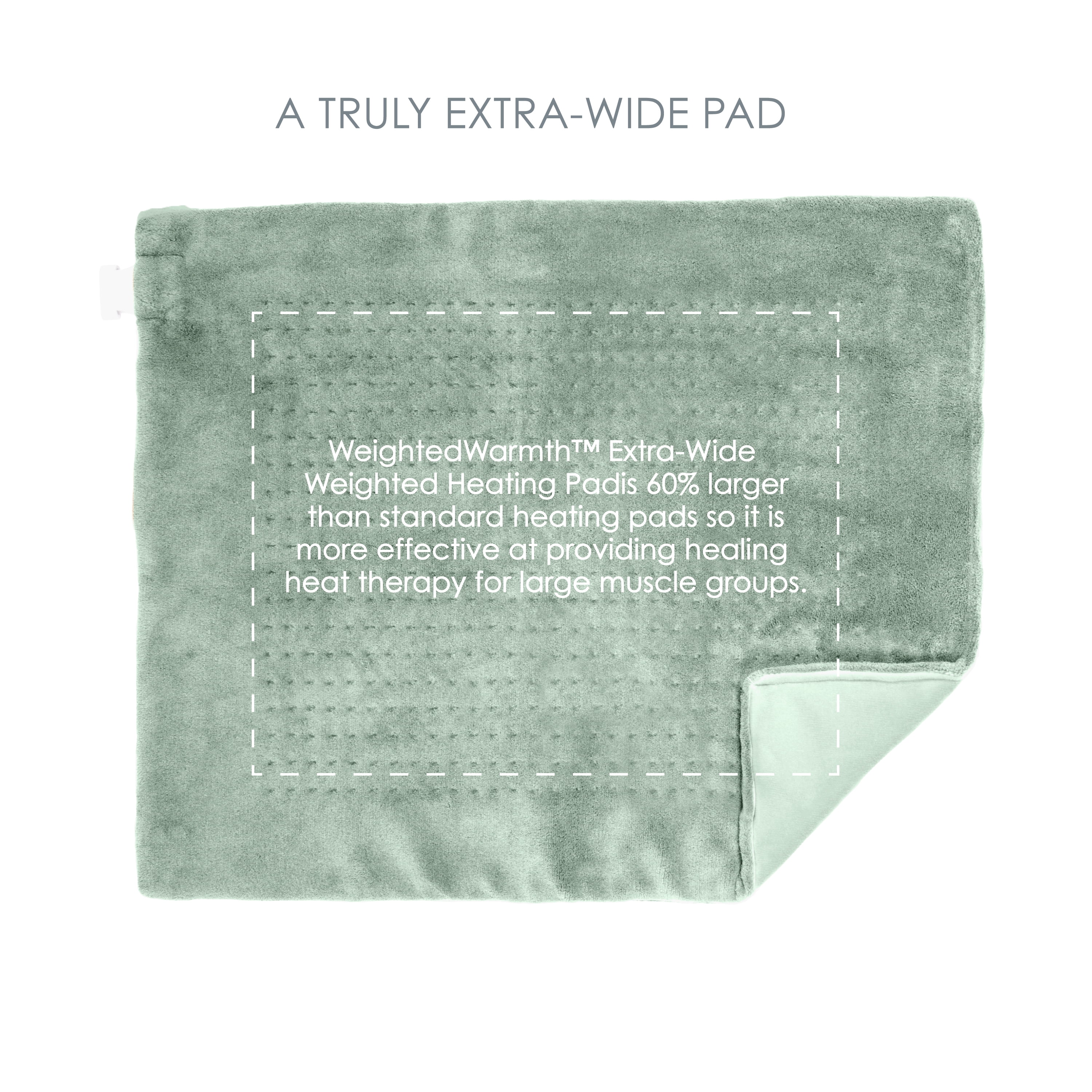 WeightedWarmth™ 3-in-1 Back & Neck Heating Pad