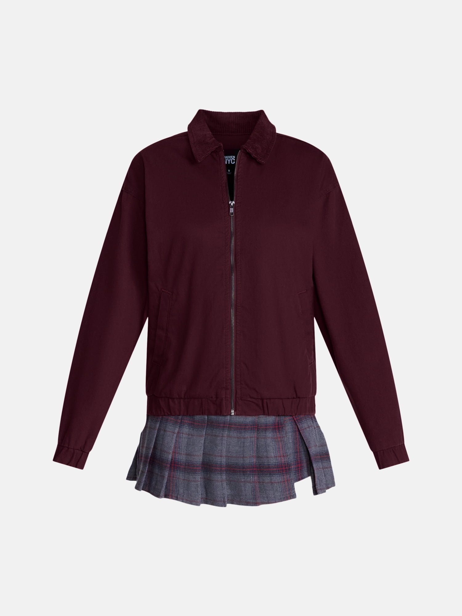 Madden NYC Women's Cotton Twill Bomber Jacket, Sizes XXS-XXL