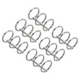 thumbnail image 1 of Unique Bargains 0.79' Dia. 3 Circle Detachable Metal Binder Rings Loose Leaf Rings, Silver Tone 6 Pack, 1 of 6