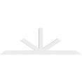 thumbnail image 2 of 84"W x 28"H x 2"D x 4"F, 8/12 Pitch, Saratoga Architectural Grade PVC Gable Bracket, 2 of 8