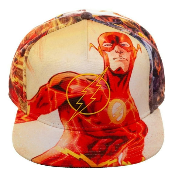 The Flash Rubber Logo Sublimated All Over Print Snapback