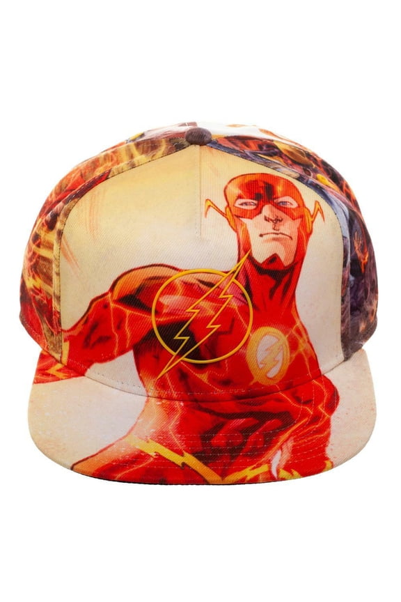 The Flash Rubber Logo Sublimated All Over Print Snapback