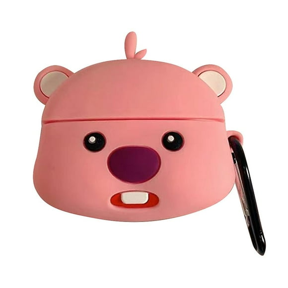 T Gift Of compatible Baseus W04 2023 Soft Silicone Cover Lovely Cartoon TWS Earphone Anti-Drop Case