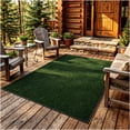 thumbnail image 5 of Koeckritz Rugs Grizzly Grass Rain Forest Indoor/Outdoor Turf Area Rug, 4' x 6', 5 of 8