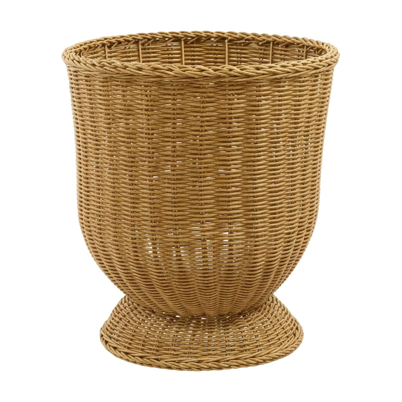 HIELLFQ Woven Rattan Planter Flower Pots Home Decor Natural Plant Pots for Flowers Branches Ideal Easter Decorations for Outdoor Indoor