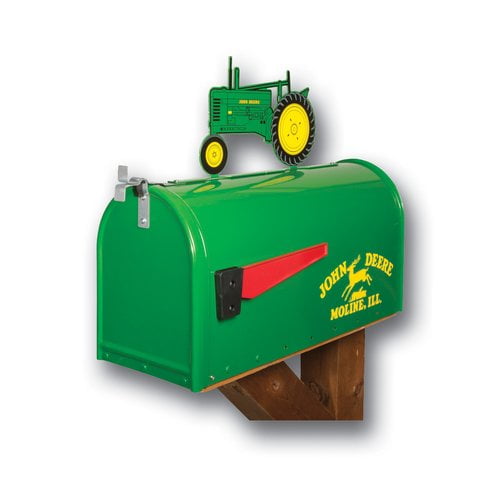 Tractor Mailbox with Topper John Deere Model B