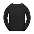 thumbnail image 3 of Youth Boys Girls Long Sleeve Shirts Solid Color Basic Comfy Tee Shirts Toddler Christmas Sweatshirt for Kids Girls and Boys 4-5 Years, 3 of 3