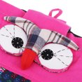 thumbnail image 4 of segolike Children Creative Owl Backpack Cute Pink Ethnic Patchwork Owl Backpack Bag, 4 of 9