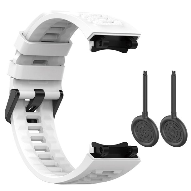 Correa reloj silicona con correa reloj herramientas para Amazfit T-Rex 2 A2169 (blanco)