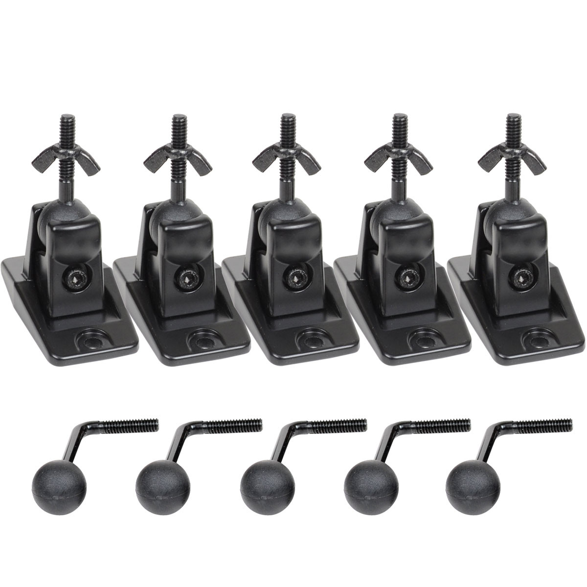 VideoSecu 5 Packs of Ceiling Wall Speaker Mount Satellite Surround Sound Home Theater Brackets bsn - image 2 of 4