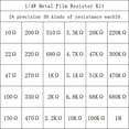 thumbnail image 3 of Kit surtido resistencias película metálica 300/600 piezas Resistencia 10R-1M (bolsa 600 piezas), 3 of 5