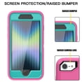 thumbnail image 4 of AICase For iPhone SE 3rd Generation 2022 /iPhone SE 2nd Generation 2020 Case Shockproof Heavy Duty Hard Protective Cover Built-in Screen Protector, 4 of 8