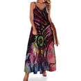 thumbnail image 1 of Vestido largo sin mangas de mujer medicina / chamán nativo americano Vestido largo Vestido para niñas vestidos largos de verano para mujeres, 1 of 7